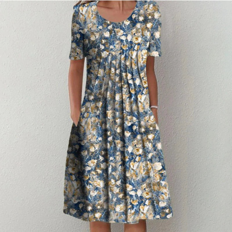 Hélyssa™ | Summer Garden Midi Dress