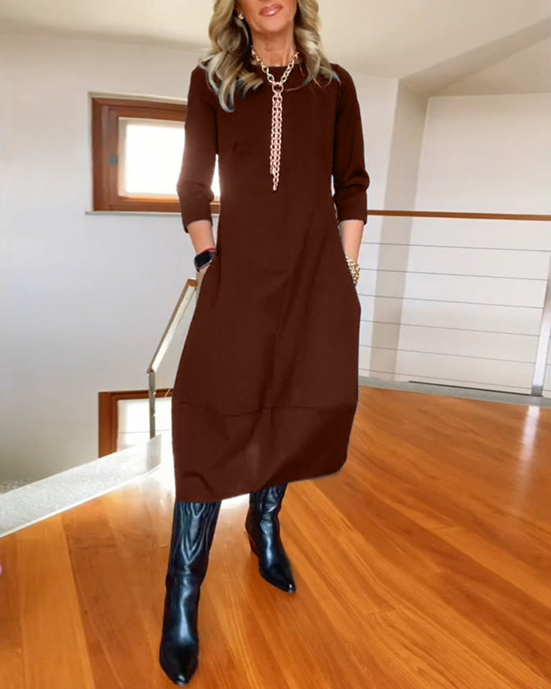Uma™ | Elegant Dress With Handmade Details