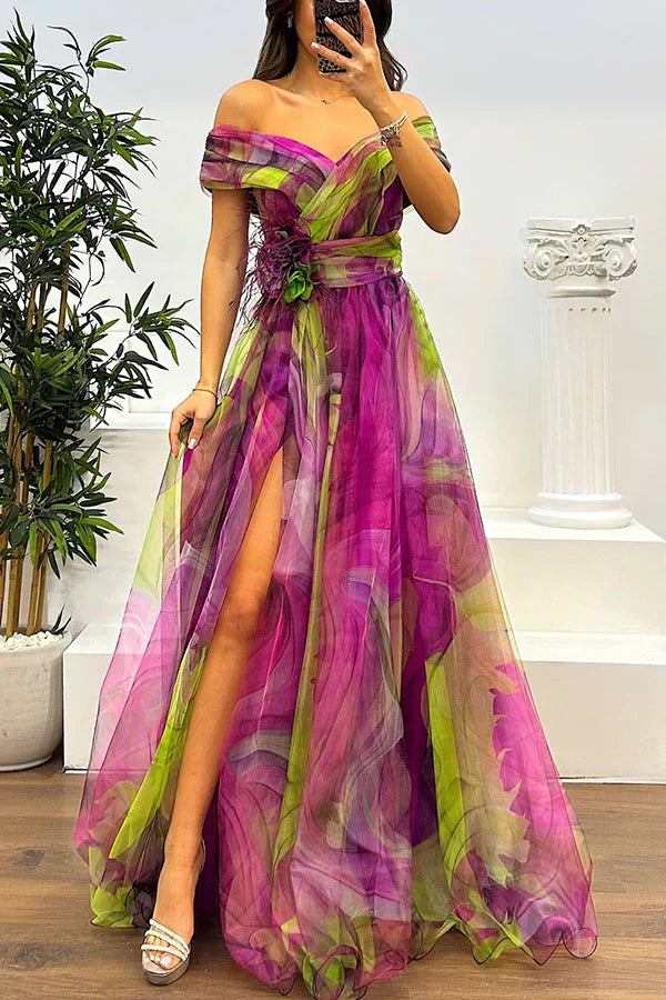 Daniela™ | Stunning Off Shoulder Maxi Dress