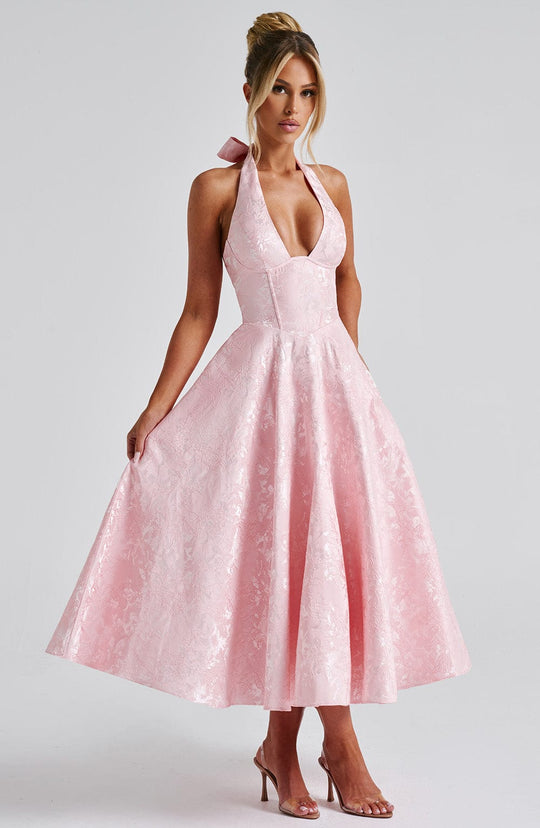 Jézabel™ | Elegant Halter Midi Dress