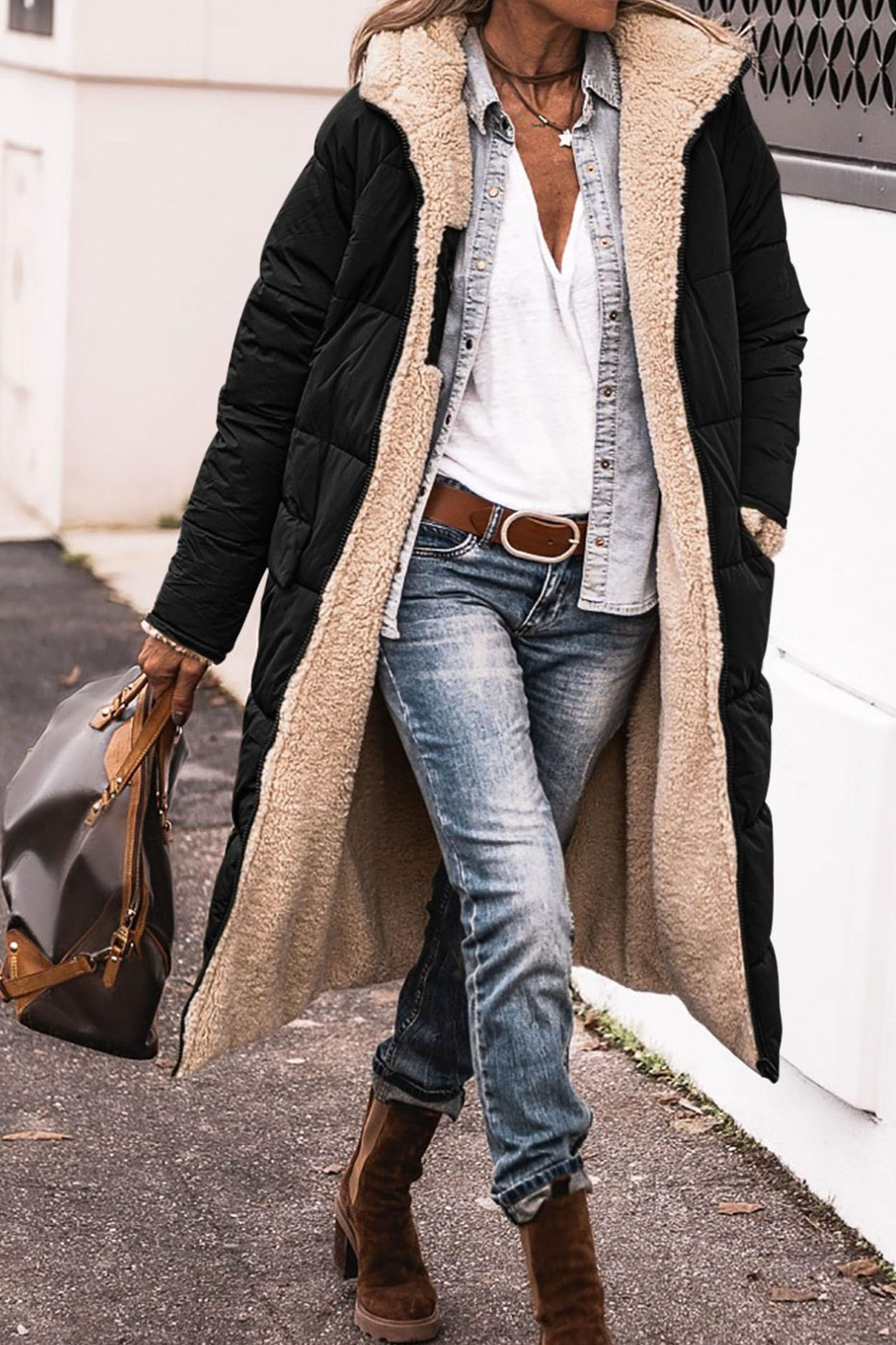 Octavia™ | Luxe Reversible Sherpa Coat