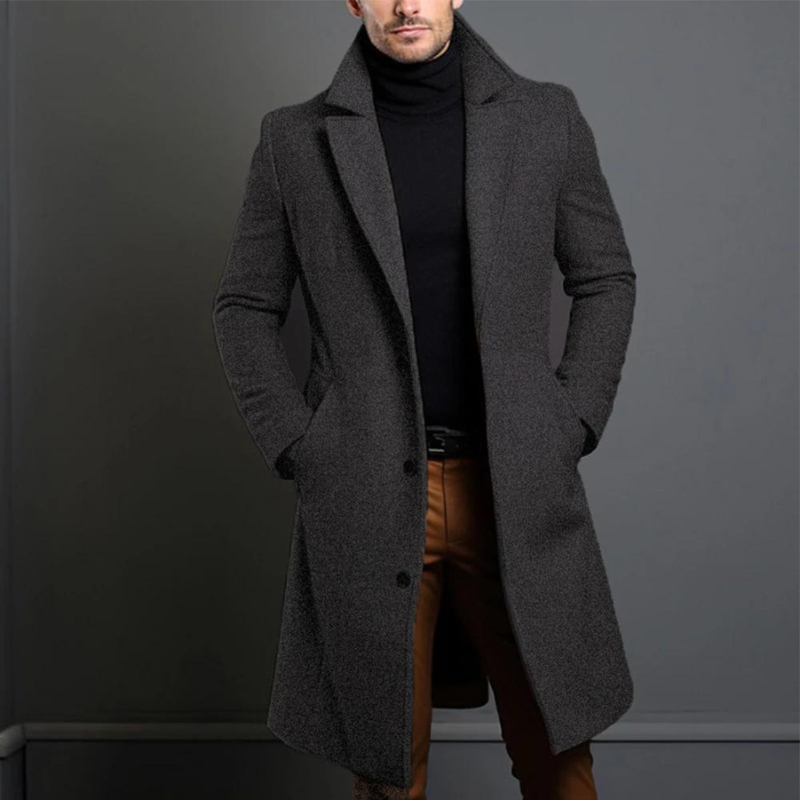Adrien™ | Long Wool Overcoat