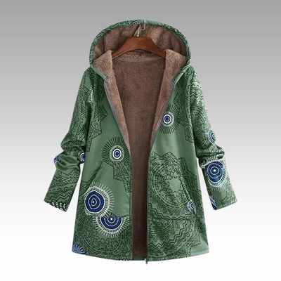 Soléna™ | Ethnic Warm Hooded Coat
