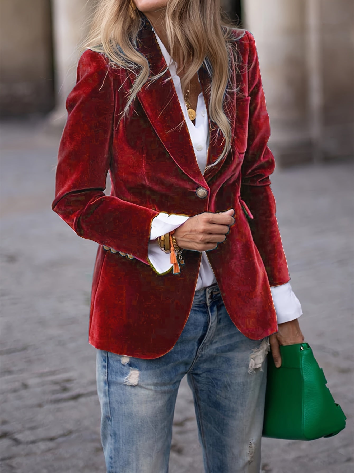 Jordyn™ | Timeless Velvet Blazer