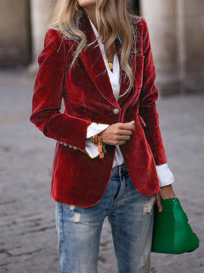 Jordyn™ | Timeless Velvet Blazer