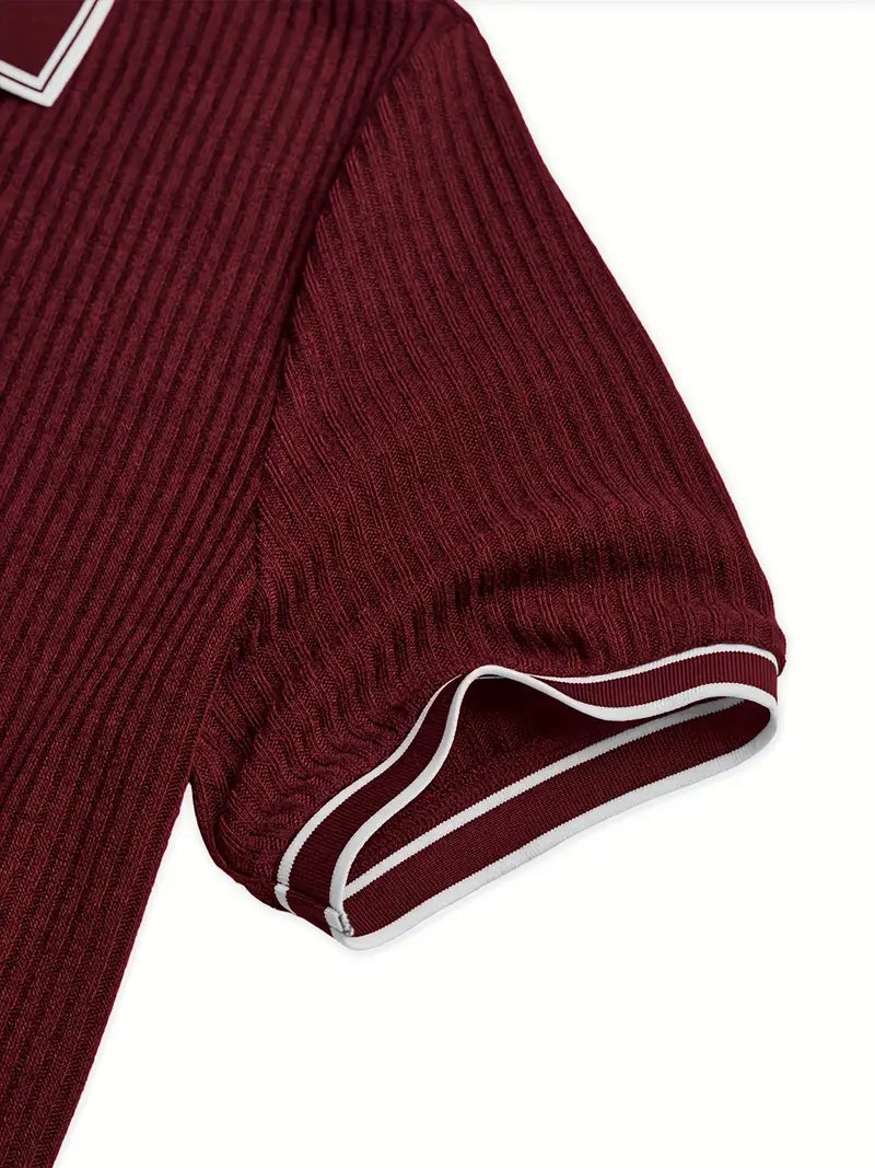 Naël™ | Tailored Knit Polo Shirt