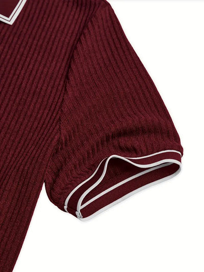 Naël™ | Tailored Knit Polo Shirt