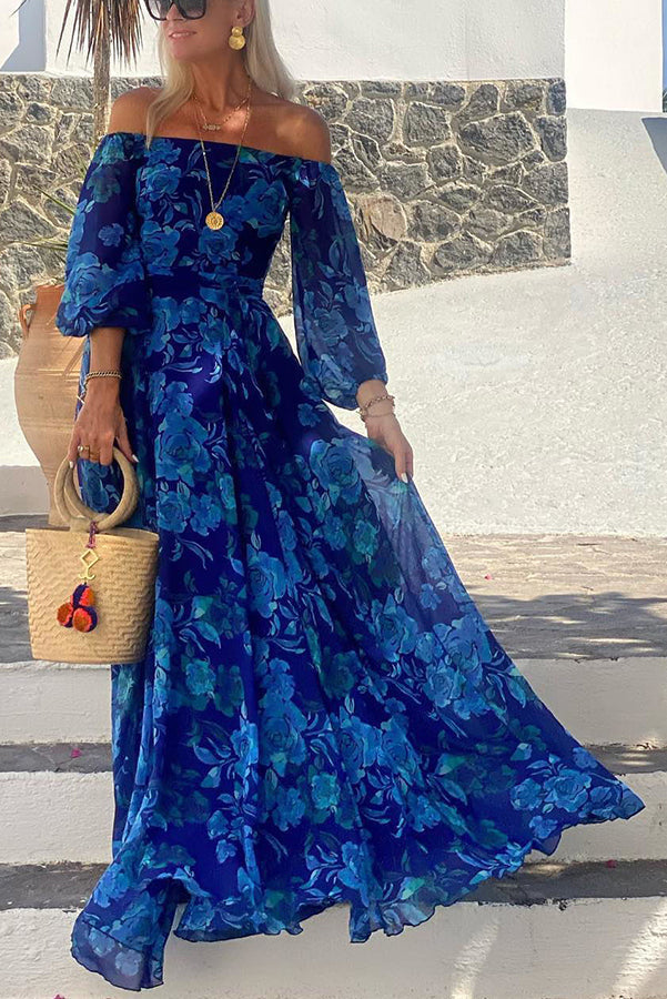 Penelope™ | Floral Off-Shoulder Maxi Dress