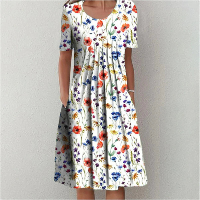 Hélyssa™ | Summer Garden Midi Dress