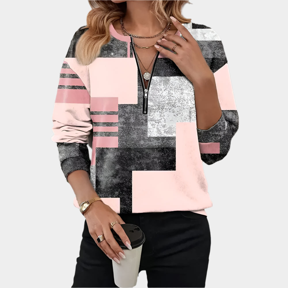 Madison™ | Vintage Block Print Sweatshirt