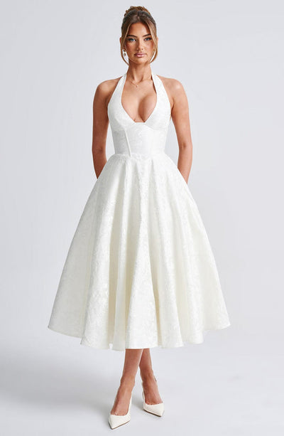 Jézabel™ | Elegant Halter Midi Dress