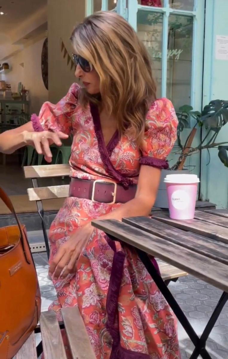 Hélia™ | Vintage Floral Wrap Dress