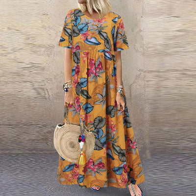 Mira™ | Vibrant Floral Maxi Dress