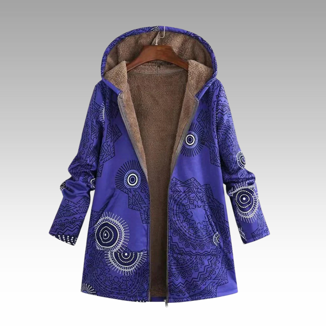 Soléna™ | Ethnic Warm Hooded Coat