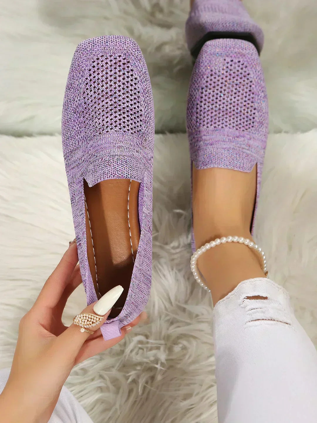 Ayla™ | Knit Orthopedic Flats