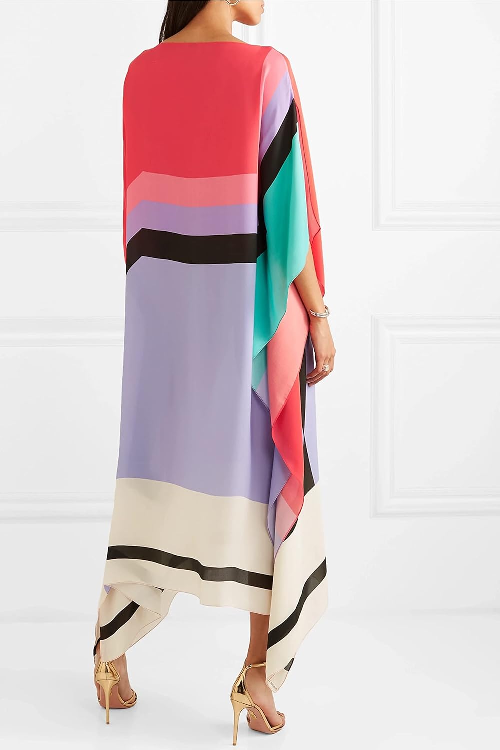 Karly™ | Striped Print Patchwork Dress