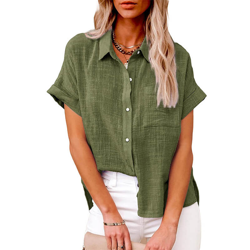 Adelene™ | Timeless Button-Up Blouse
