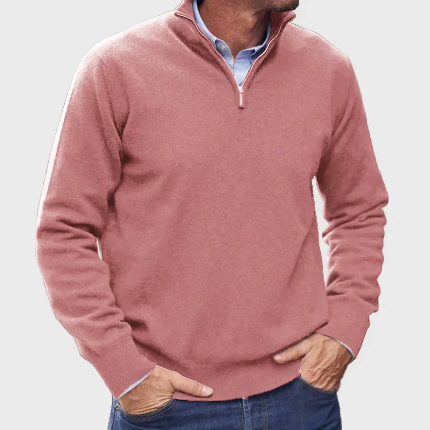 Axton™ | Classic Quarter-Zip Pullover