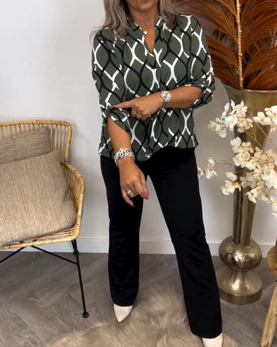 Faelyne™ | Casual Blouse with Long Sleeves