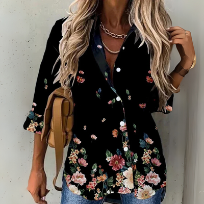Eliza™ | Chic Contrast Blouse