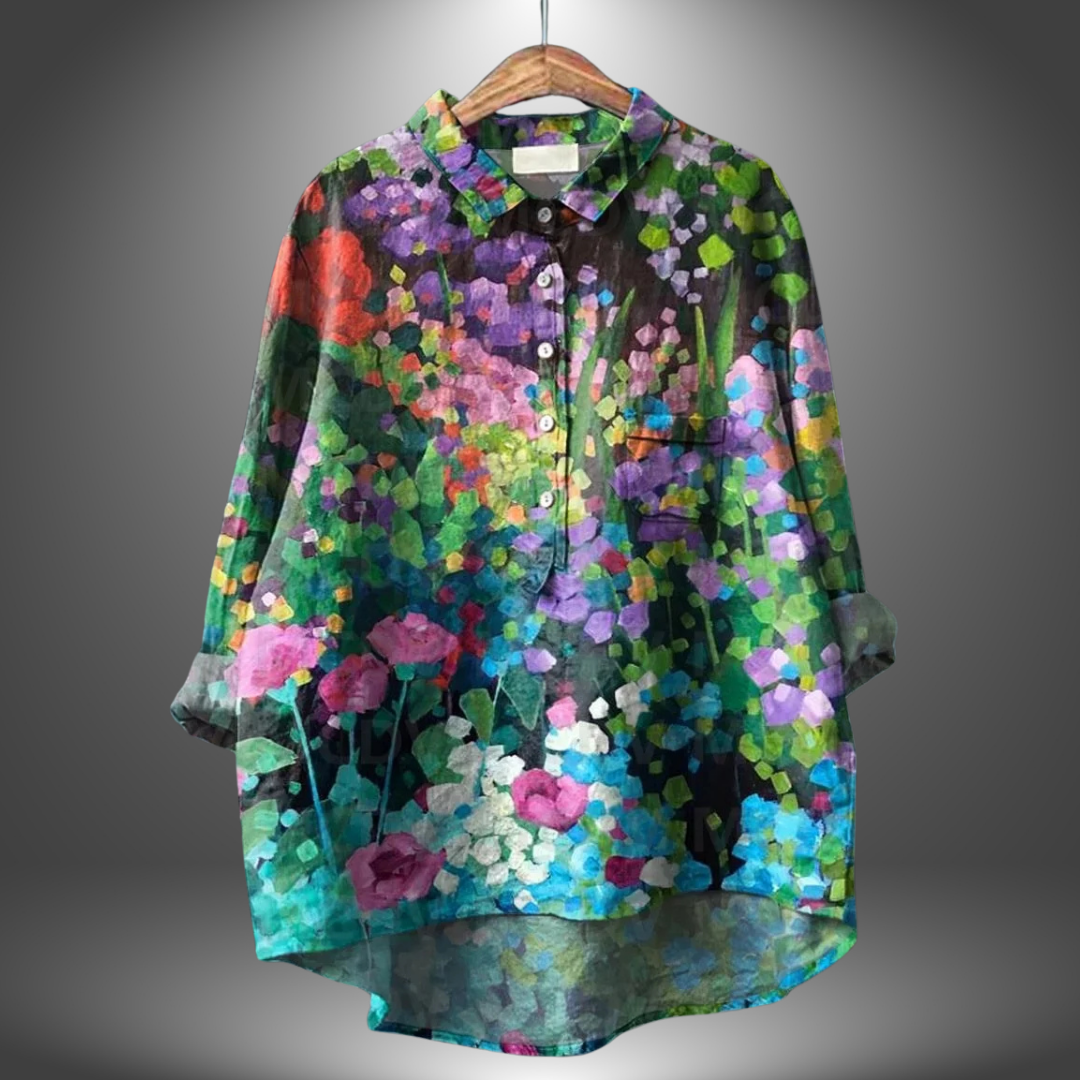 Perrine™ | Classic Floral Blouse
