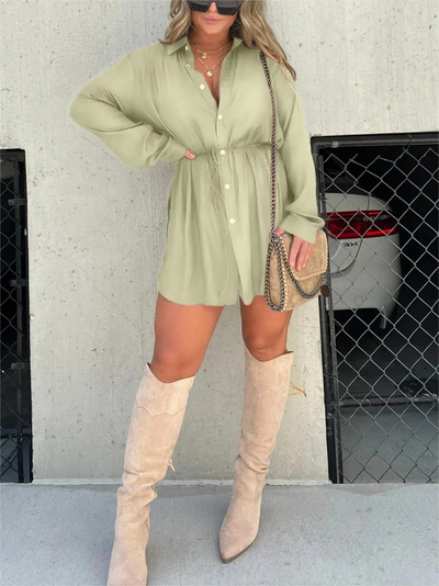 Jessica™ | Trendy Satin Romper Dress