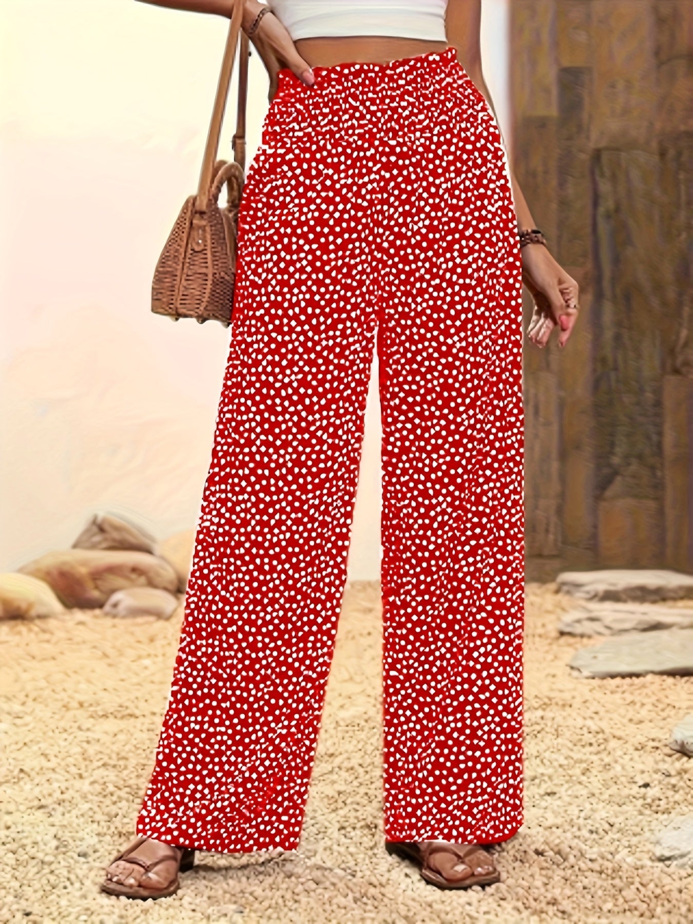 Mira™ | The Allover Print Wide-Leg Pants
