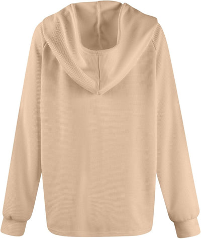 Sorelia™ | Cozy Waffle-Knit Hoodie