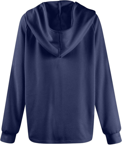 Sorelia™ | Cozy Waffle-Knit Hoodie