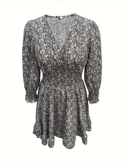 Michael™ | Floral Shirred Waist Dress