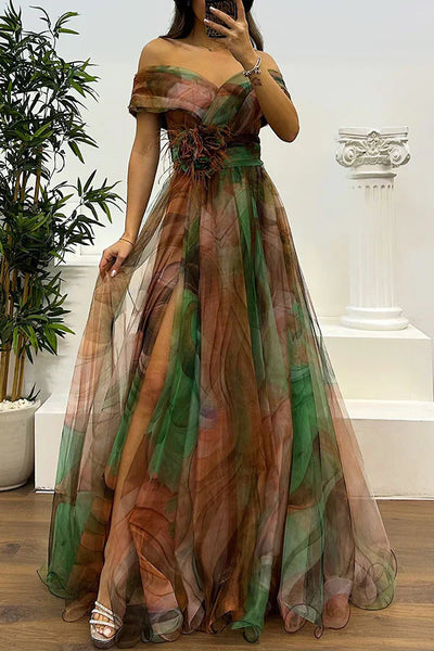 Daniela™ | Stunning Off Shoulder Maxi Dress