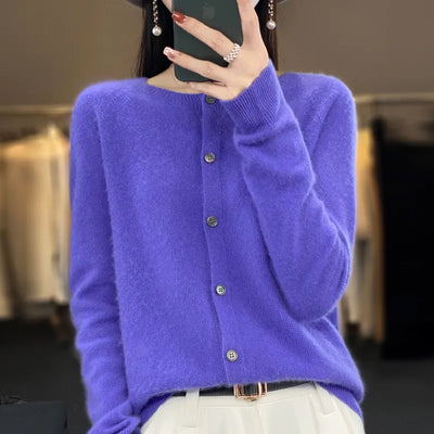 Solenne™ | Soft Knit Button Cardigan