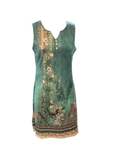 Opal™ | Floral Print Notched Dress