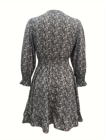 Michael™ | Floral Shirred Waist Dress