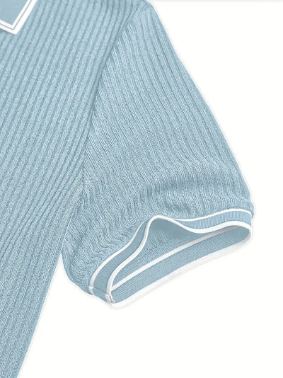 Naël™ | Tailored Knit Polo Shirt