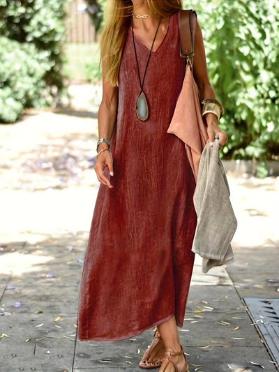 Amara™ | V-Neck Tank Dress