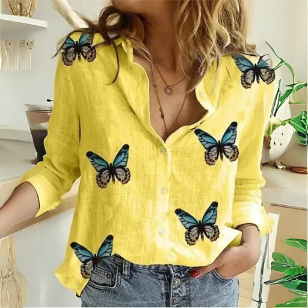 Chloe™ | Vintage Bloom Floral Blouse