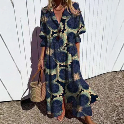 Sloane™ | Coastal Breeze Shirt Dress