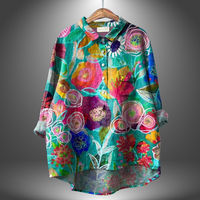Perrine™ | Classic Floral Blouse