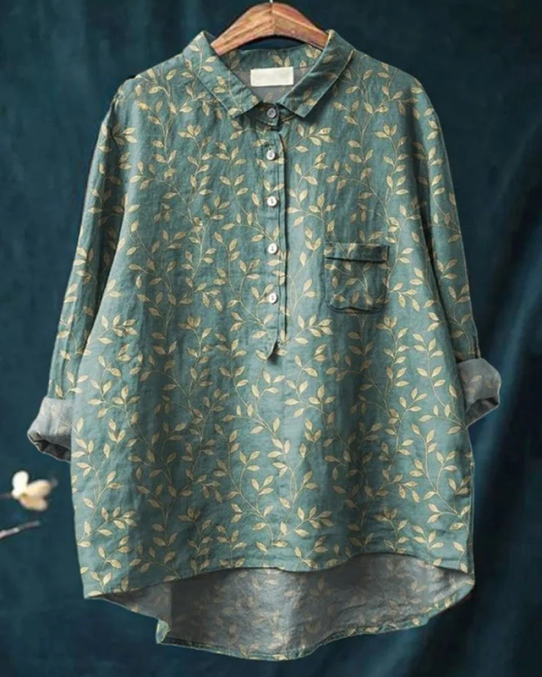 Madeline™ | Stylish Floral Button-Down Shirt