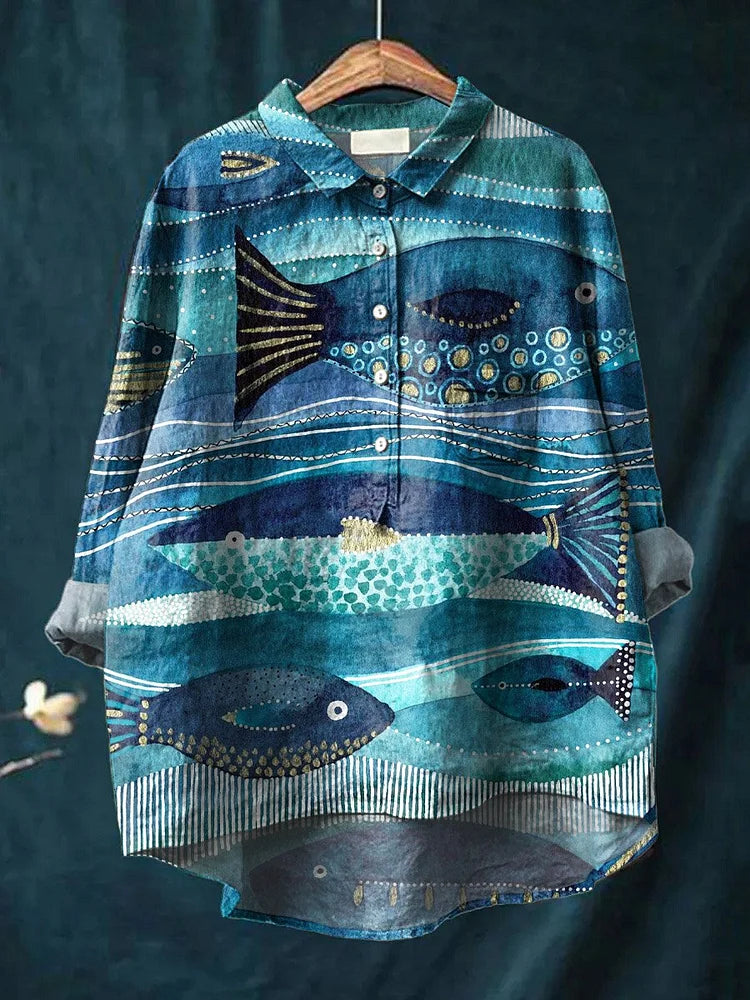 Paula™ | Ocean Art Tee