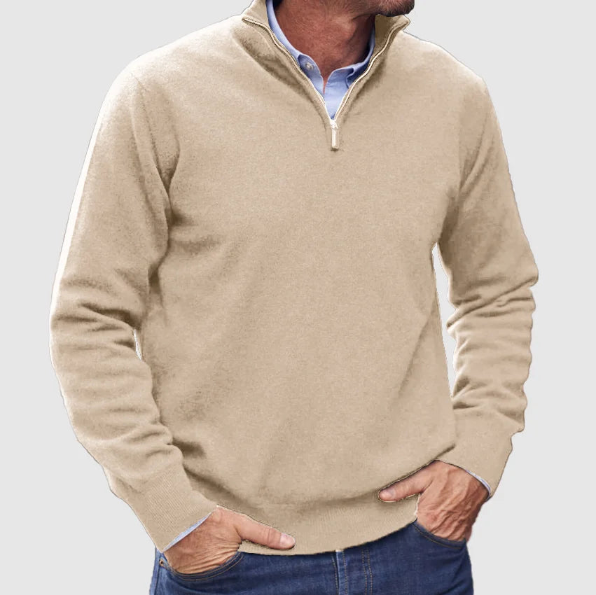 Axton™ | Classic Quarter-Zip Pullover