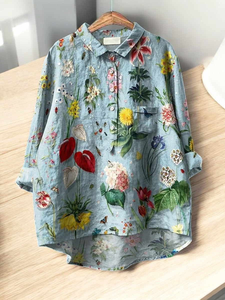 Roseline™ | Fashionable Vintage Blouse