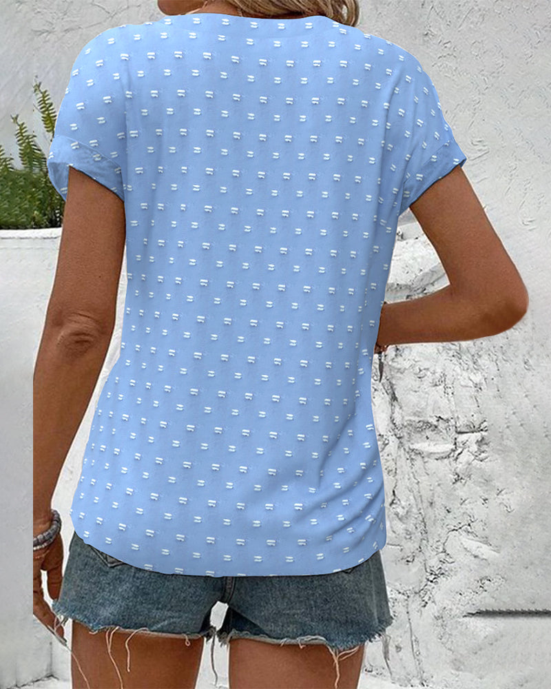 Pierre™ | Button Down V-Neck Shirt