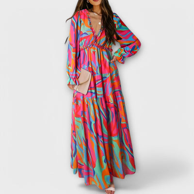 Sélina™ | Romantic Floral Maxi Dress