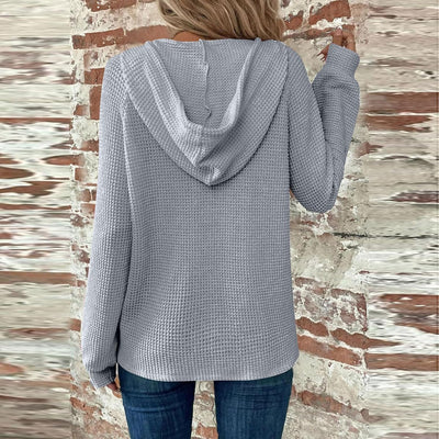 Sorelia™ | Cozy Waffle-Knit Hoodie