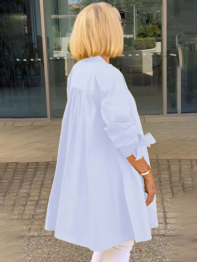 Philomine™ | Elegant Long Shirt Jacket