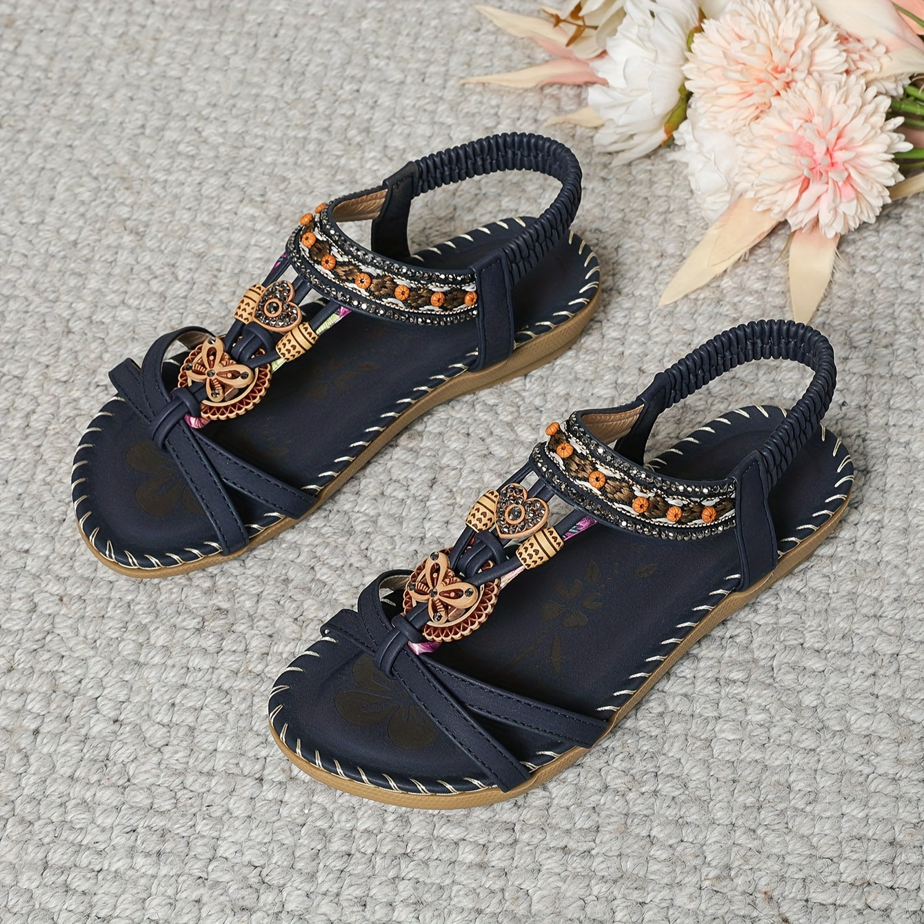 Amira™ | Embellished Orthopedic Sandals
