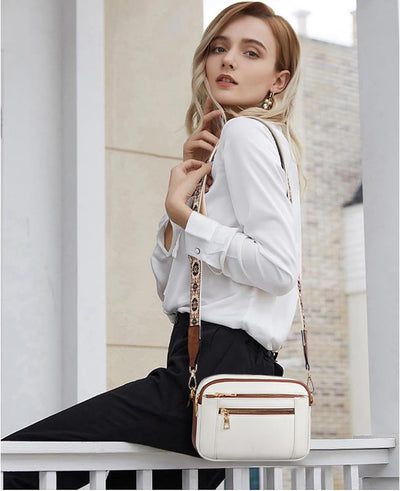 Brelia™ | Refined Leather Shoulder Bag