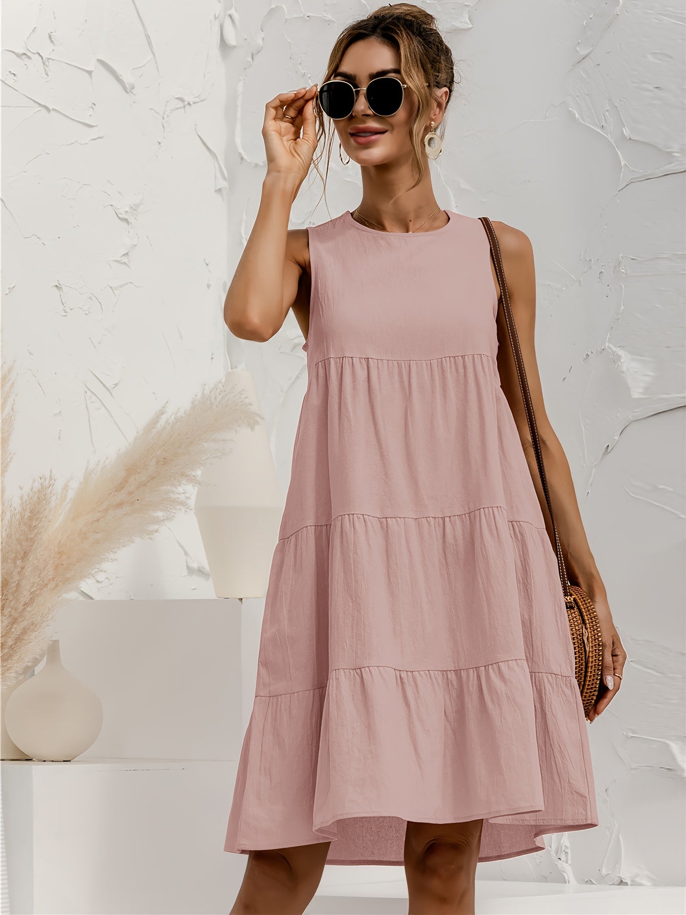 Selena™ | Tiered Tank Dress